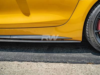 RW Carbon - Mercedes C190 GTC GTS GTR RWS CF Side Skirt Extensions mercc19009 - Image 3