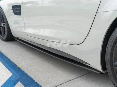 RW Carbon - Mercedes C190 GTC GTS GTR RWS CF Side Skirt Extensions mercc19009 - Image 4