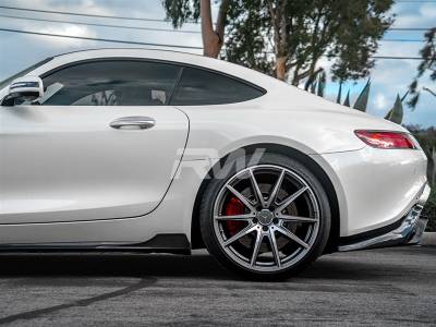 RW Carbon - Mercedes C190 GT GTS CF Side Skirt Extensions mercc19002 - Image 2