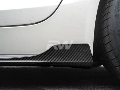 RW Carbon - Mercedes C190 GT GTS CF Side Skirt Extensions mercc19002 - Image 3