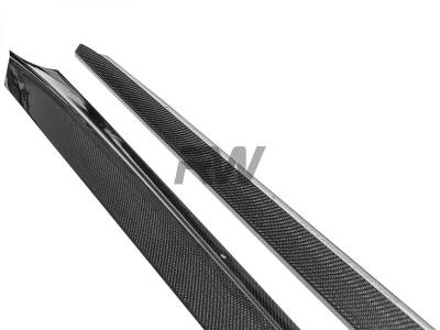 RW Carbon - Mercedes X290 GT53 GT43 CF Side Skirt Extensions mercgt5302 - Image 3