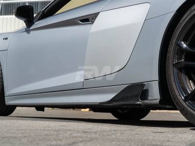 Audi R8 4S Carbon Fiber Side Skirt Winglets audir802