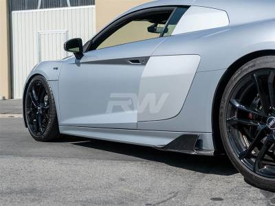 RW Carbon - Audi R8 4S Carbon Fiber Side Skirt Winglets audir802 - Image 2