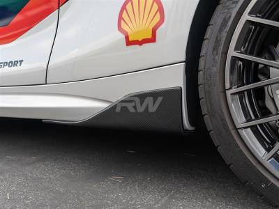 RW Carbon - BMW F87 M2 Carbon Fiber Side Skirt Winglets bmwf8702 - Image 2