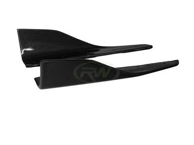 RW Carbon - BMW F87 M2 Carbon Fiber Side Skirt Winglets bmwf8702 - Image 6