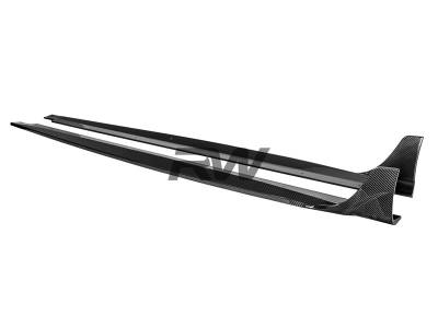 RW Carbon - Audi A5 S-Line S5 Facelift CF Side Skirt Extensions audia501 - Image 4