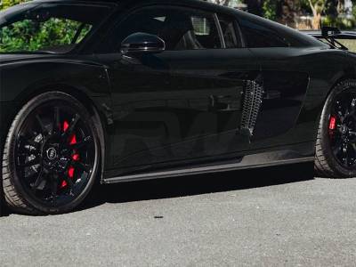 RW Carbon - Audi R8 4S GT Style Carbon Fiber Side Skirt Extensions audir813 - Image 2