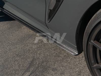 RW Carbon - BMW G16/F93 M8 Gran Coupe CF Side Skirt Extensions bmwf9203 - Image 4