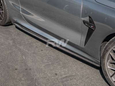 BMW G14 G15 F91 F92 Coupe/Vert Perf Style CF Side Skirts bmwf9102