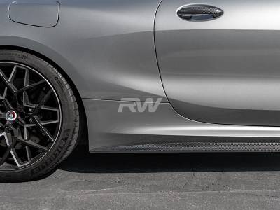 RW Carbon - BMW G14 G15 F91 F92 Coupe/Vert Perf Style CF Side Skirts bmwf9102 - Image 3