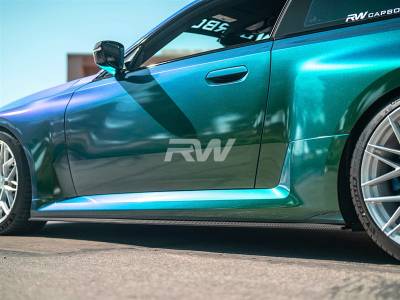 RW Carbon - BMW G87 M2 RWS Dry CF Side Skirt Extensions bmwg8709 - Image 3