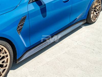 BMW G80 M3 3D Style Carbon Fiber Side Skirts bmwg80024