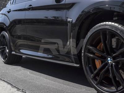 RW Carbon - BMW F16 X6 F86 X6M CF Side Skirt Extensions bmwf8503 - Image 2