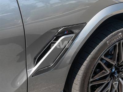 RW Carbon - BMW F96 X6M Carbon Fiber Side Vent Covers bmwf9601 - Image 3