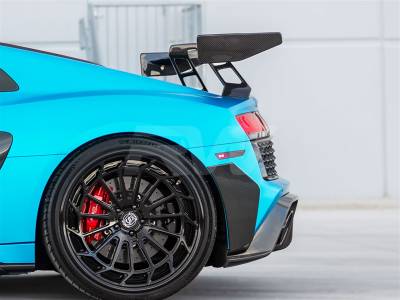 RW Carbon - Audi R8 Facelift Carbon Fiber Rear Splitters 2019+ audir808 - Image 2