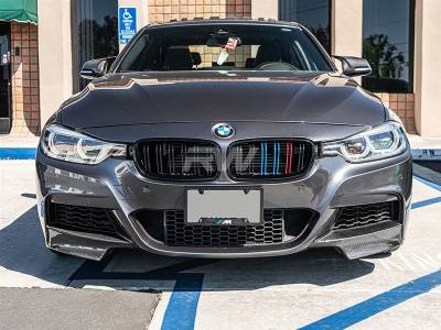 RW Carbon - BMW F30 F31 Carbon Fiber Front Splitters bmwf30047 - Image 3
