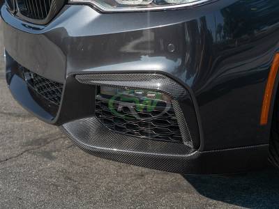 BMW G30 Performance Carbon Fiber Style Splitters bmwg30002