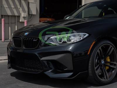 RW Carbon - BMW F87 M2 Carbon Fiber Upper Bumper Splitters bmwf8713 - Image 2