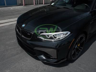 RW Carbon - BMW F87 M2 Carbon Fiber Upper Bumper Splitters bmwf8713 - Image 3