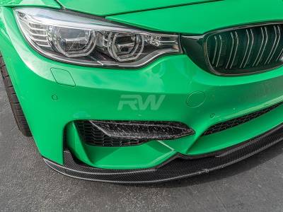 RW Carbon - BMW F8X M3/M4 Upper Forged Carbon Fiber Splitters bmwf8x059 - Image 4