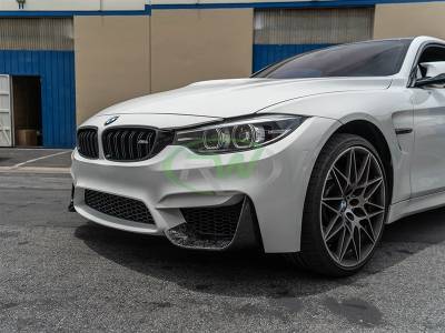 RW Carbon - BMW F8X M3/M4 Forged Carbon Splitters w/ Tape bmwf8x051 - Image 2