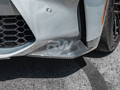 RW Carbon - BMW G8X M3/M4 OEM Style Carbon Fiber Splitters bmwg8009 - Image 2