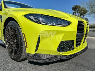 RW Carbon - BMW G8X M3/M4 OEM Style Carbon Fiber Splitters bmwg8009 - Image 4