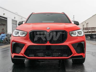 RW Carbon - BMW F95 X5M Carbon Fiber Front Splitters bmwf9507 - Image 3