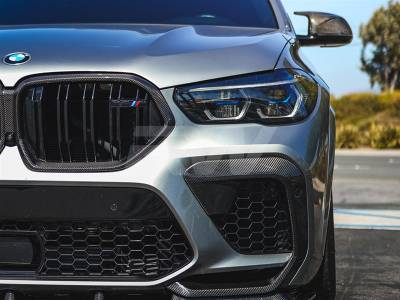 RW Carbon - BMW F96 X6M Carbon Fiber Upper Bumper Splitters bmwf9605 - Image 3