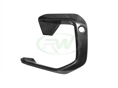 RW Carbon - BMW F96 X6M Carbon Fiber Upper Bumper Splitters bmwf9605 - Image 6