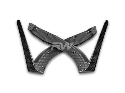RW Carbon - Mercedes C236 CLE53 Carbon Fiber Front Splitters mercc23602 - Image 2