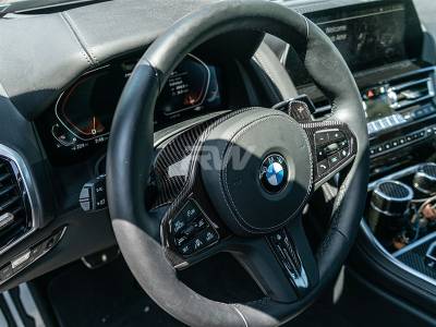 RW Carbon - BMW Carbon Fiber Steering Wheel Top Cover bwmf9009 - Image 3