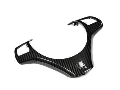 RW Carbon - BMW E9X M3 / E82 1M Carbon Fiber Steering Wheel Trim bmwe9xm334 - Image 2