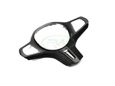 RW Carbon - BMW 8 Series M8 Carbon Fiber Alcantara Steering Wheel Trim bmwg20008 - Image 3