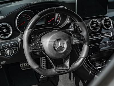 RW Carbon - Mercedes AMG Carbon Fiber Steering Wheel Trim mercw20518 - Image 2