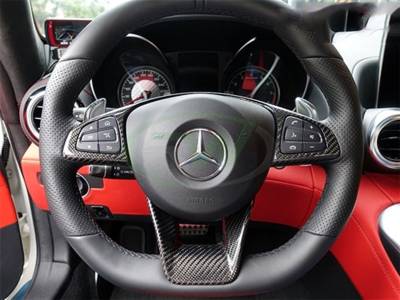 RW Carbon - Mercedes AMG Carbon Fiber Steering Wheel Trim mercw20518 - Image 3