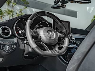 RW Carbon - Mercedes AMG Carbon Fiber Steering Wheel Trim mercw20518 - Image 4