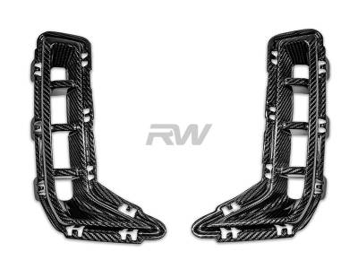 RW Carbon - BMW G05 X5 LCI Carbon Fiber Front Vent Trims bmwg05017 - Image 5