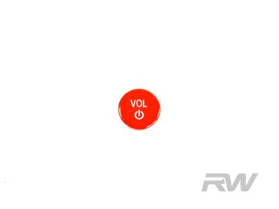 RW Carbon - BMW Red Audio Volume Button bmwg8x032 - Image 4