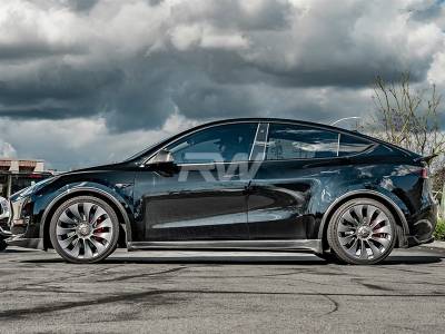 RW Carbon - Tesla Model Y Carbon Fiber Wheel Arches tesla022 - Image 4