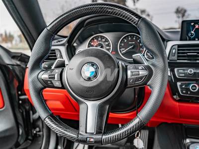 RW Carbon - BMW F2X F3X F8X Carbon Fiber Steering Wheel Replacement bmwf8x065 - Image 3