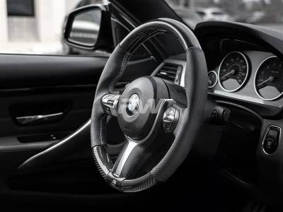 BMW F2X F3X F8X CF Steering Wheel w/Alcantara bmwf8x065-1