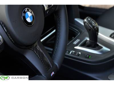 RW Carbon - BMW Carbon Fiber Steering Wheel Trim M-Sport bmwf32004 - Image 3