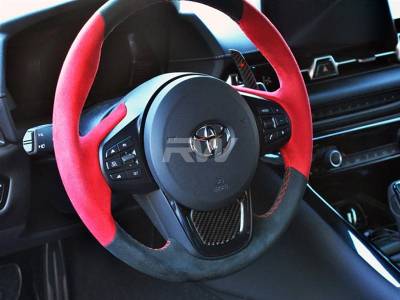 RW Carbon - Toyota Supra A90 Carbon Fiber Steering Wheel Trim toyota05 - Image 2