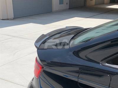 RW Carbon - Audi 8V A3/S3/RS3 Carbon Fiber Trunk Spoiler audi8v09 - Image 2