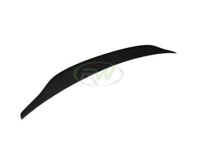 RW Carbon - Audi B9 A4 S4 Carbon Fiber Trunk Spoiler audis401 - Image 5