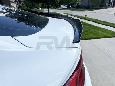 RW Carbon - Audi B9 A5/S5/RS5 Coupe GTX Carbon Fiber Trunk Spoiler audib9a501 - Image 3
