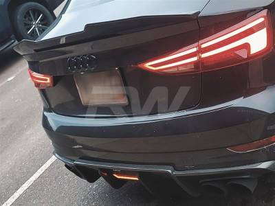 RW Carbon - Audi 8V A3/S3/RS3 Carbon Fiber GTX Trunk Spoiler audi8v010 - Image 3