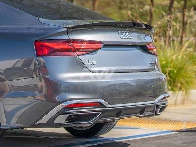 RW Carbon - Audi A5 S5 RS5 4dr Sportback CF Trunk Spoiler audib8001 - Image 5