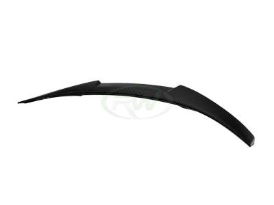 RW Carbon - BMW E82 Carbon Fiber M4 Style Trunk Spoiler bmwe82016 - Image 4